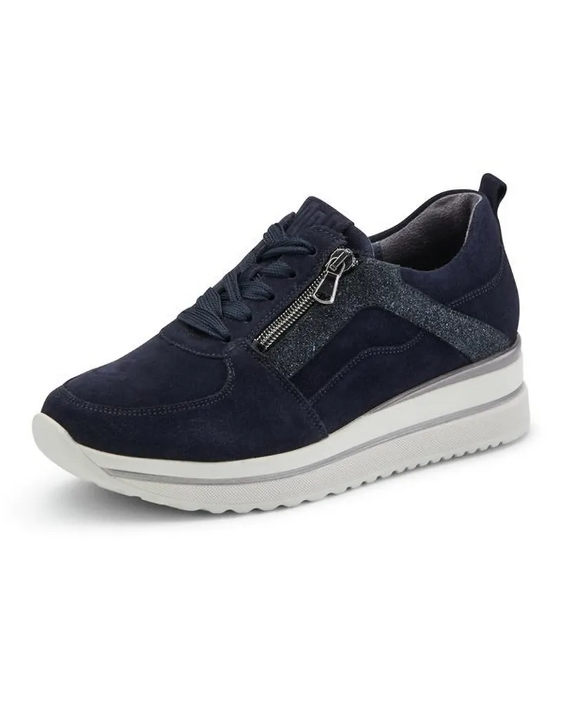 Waldläufer Plateau-Sneaker Luana  blau Blau
