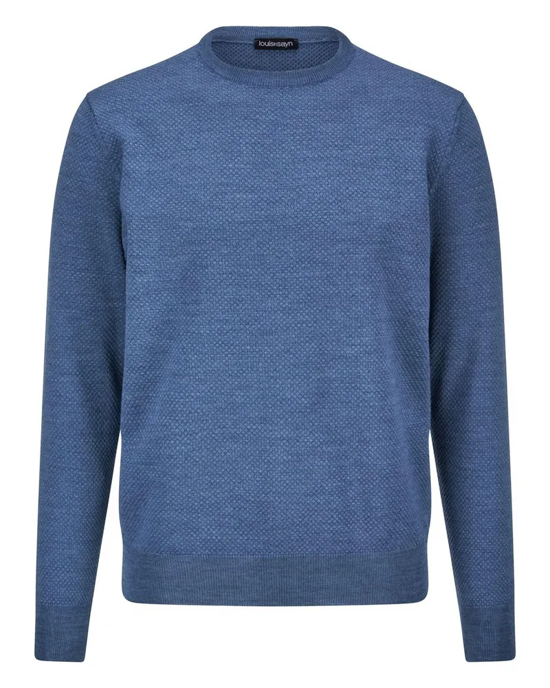 Louis Sayn Rundhals-Pullover  blau Blau