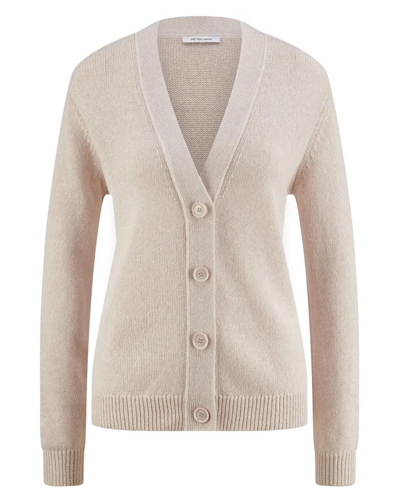 Peter Hahn Strickjacke  beige Beige