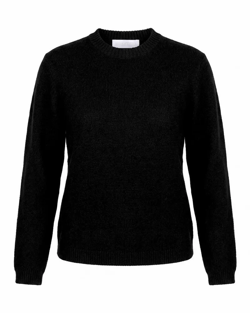 St. Emile Pullover Rundhals-Ausschnitt  schwarz Schwarz