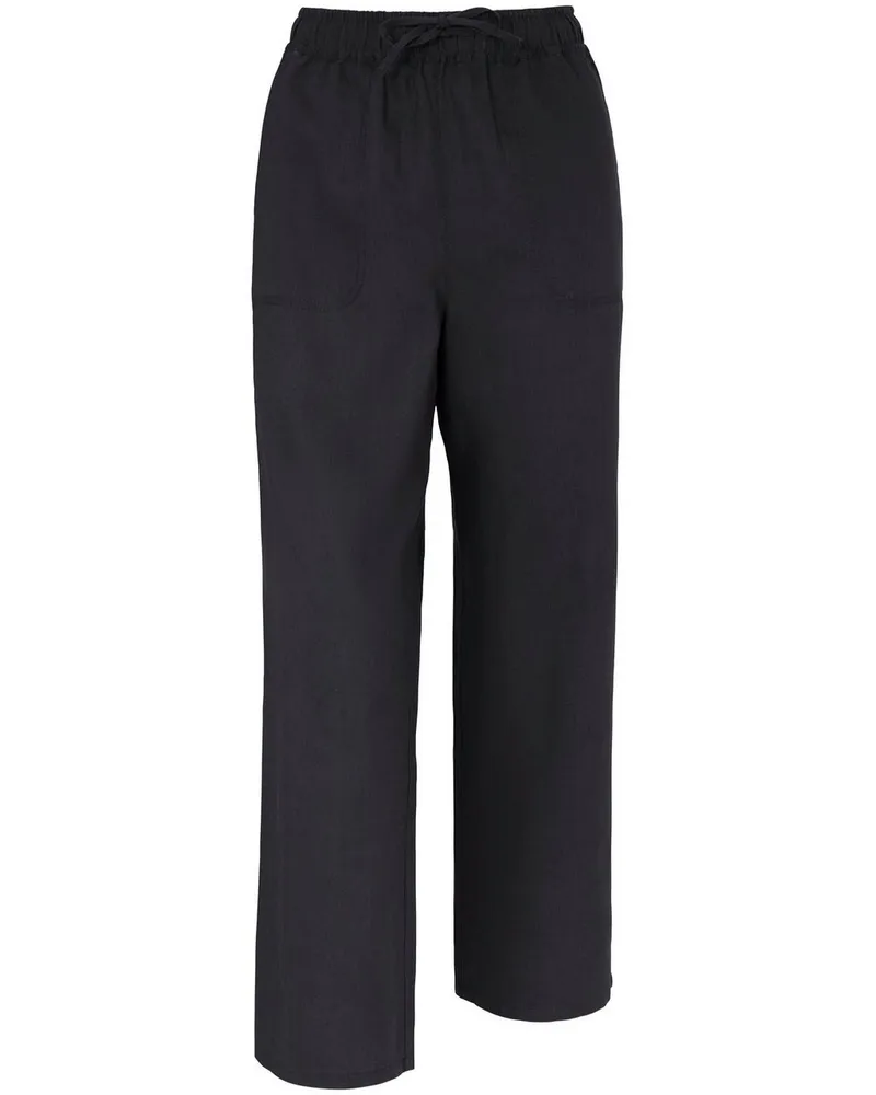 Peter Hahn 7/8-Schlupf-Hose aus 100% Leinen  schwarz Schwarz