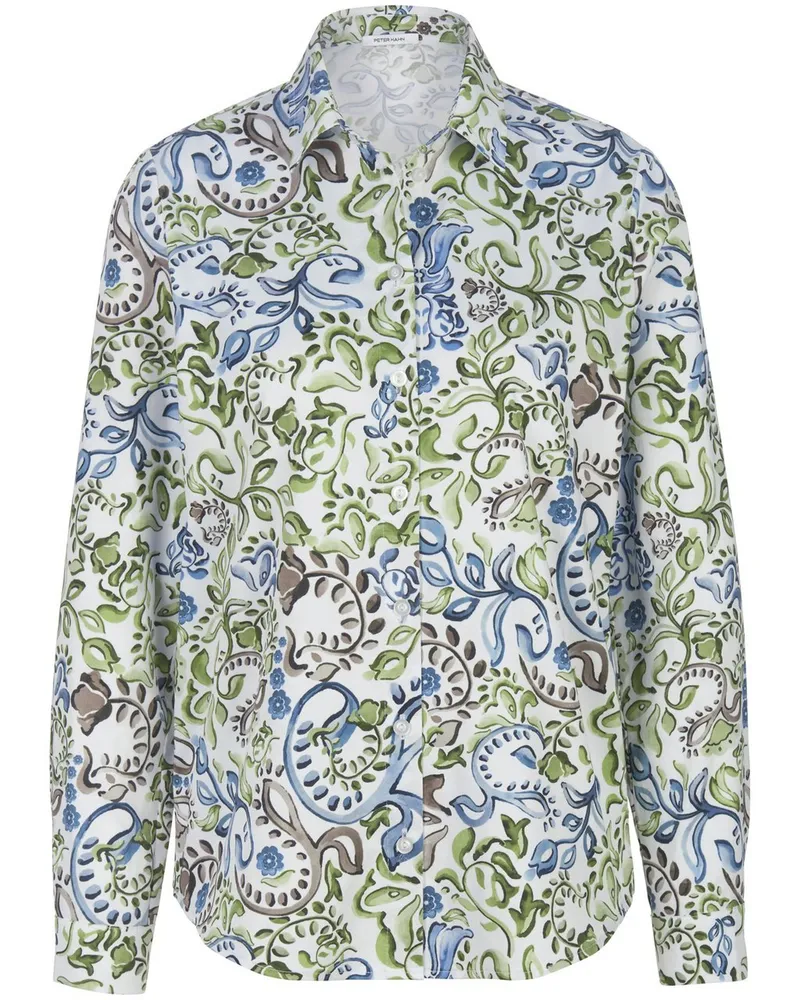 Peter Hahn Bluse  weiss Weiss