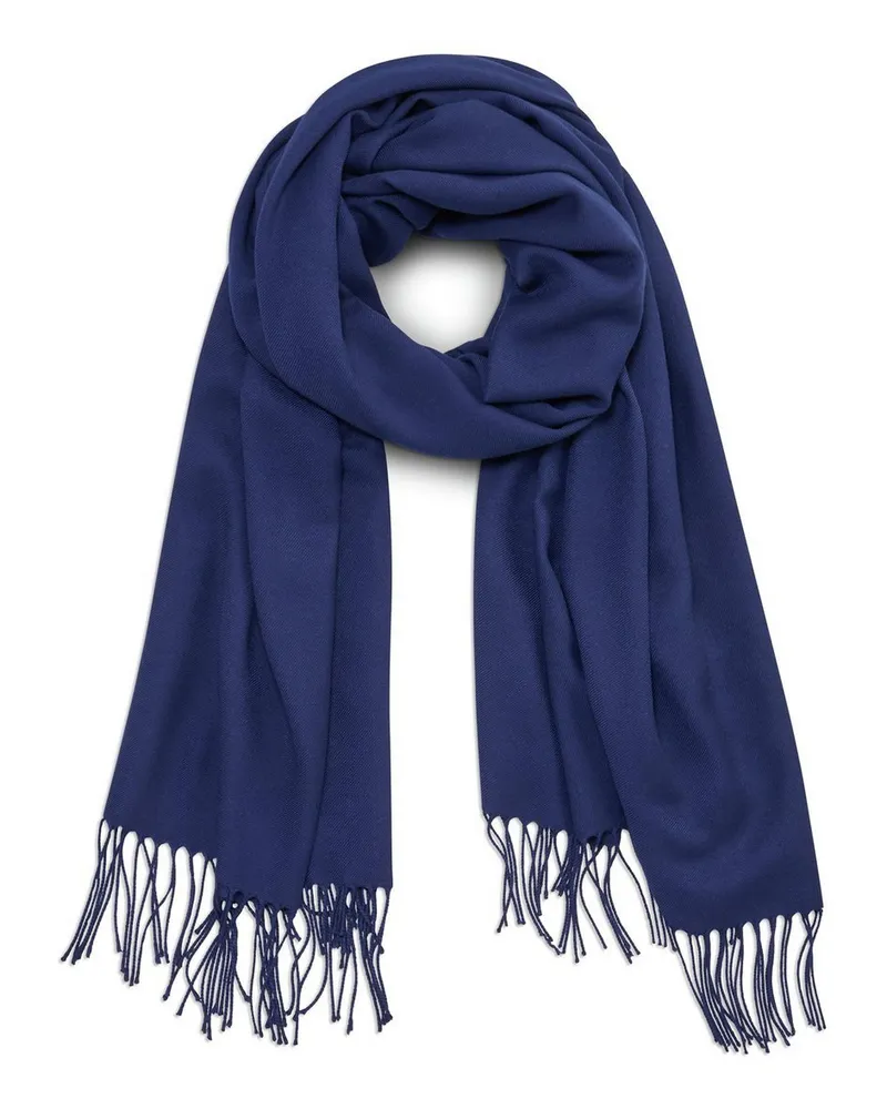 Peter Hahn Schal  blau Blau
