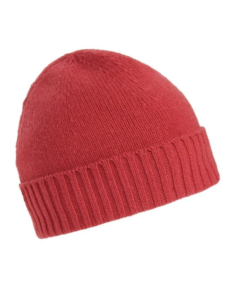 Peter Hahn Beanie aus 100% Premium-Kaschmir  Cashmere rot Rot