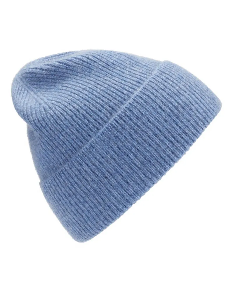 Peter Hahn Mütze  Cashmere blau Blau