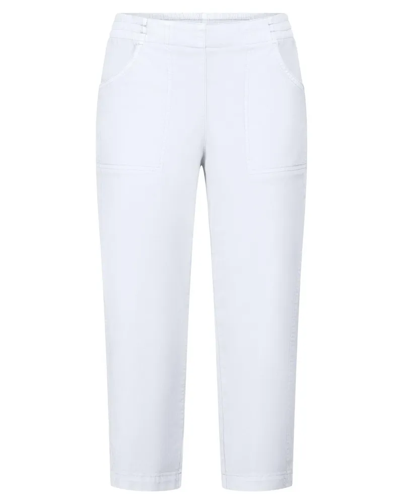 Peter Hahn Capri-Hose  weiss Weiss