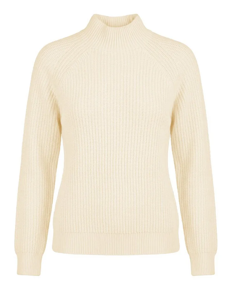 FADENMEISTER BERLIN Pullover Stehkragen  weiss Weiss