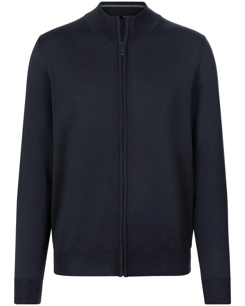 Peter Hahn Strickjacke  blau Blau