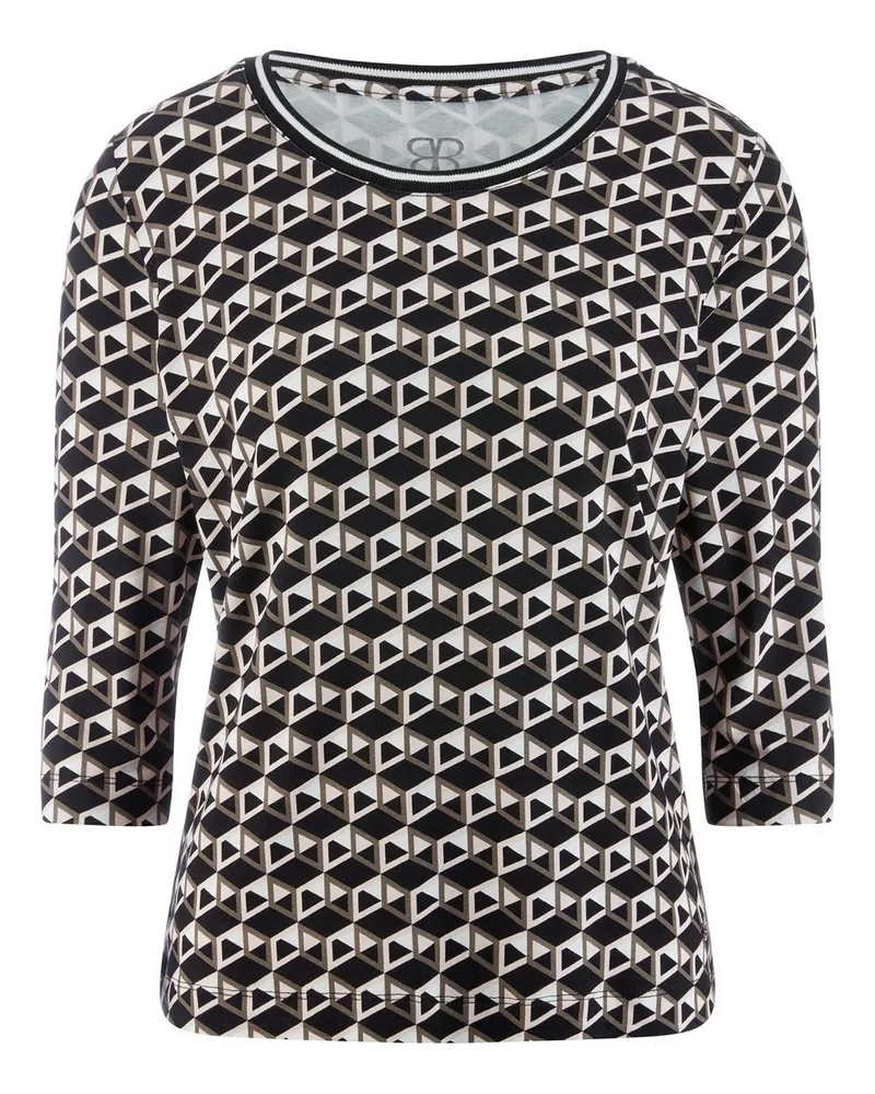 Basler Rundhals-Shirt 3/4-Arm  mehrfarbig Mehrfarbig