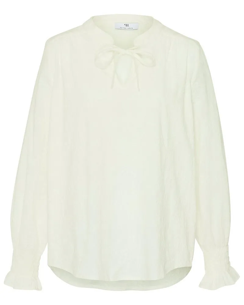 Peter Hahn Bluse  weiss Weiss