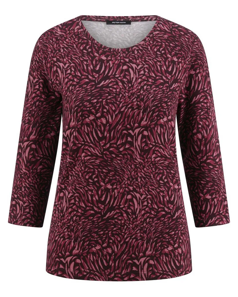 Peter Hahn Rundhals-Shirt 3/4-Arm  rot Rot