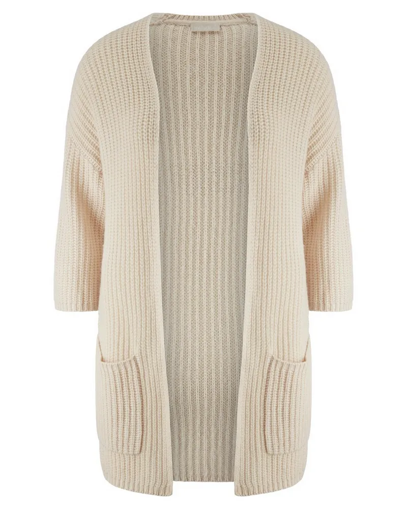 Include Strickjacke 3/4-Arm  beige Beige