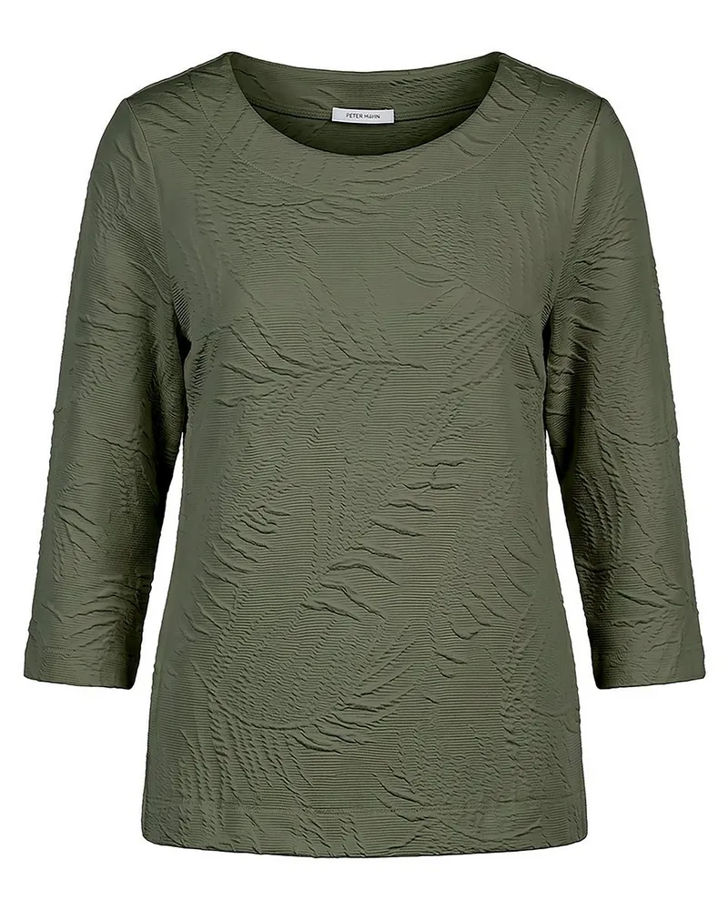 Peter Hahn Sweatshirt 3/4-Arm  grün Grün
