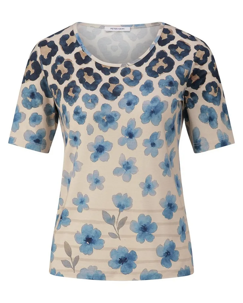 Peter Hahn Rundhals-Shirt  mehrfarbig Mehrfarbig