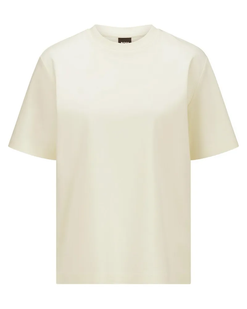 HUGO BOSS Rundhals-Shirt Eharpa  weiss Weiss