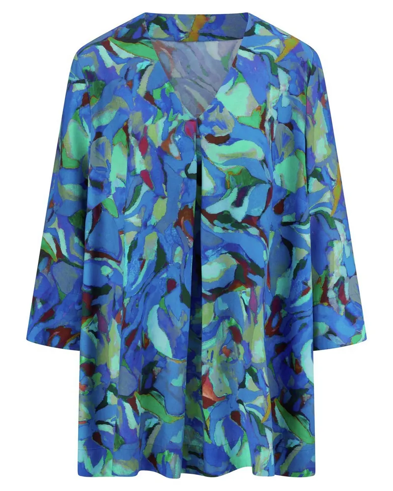 Emilia Lay Long-Bluse  blau Blau