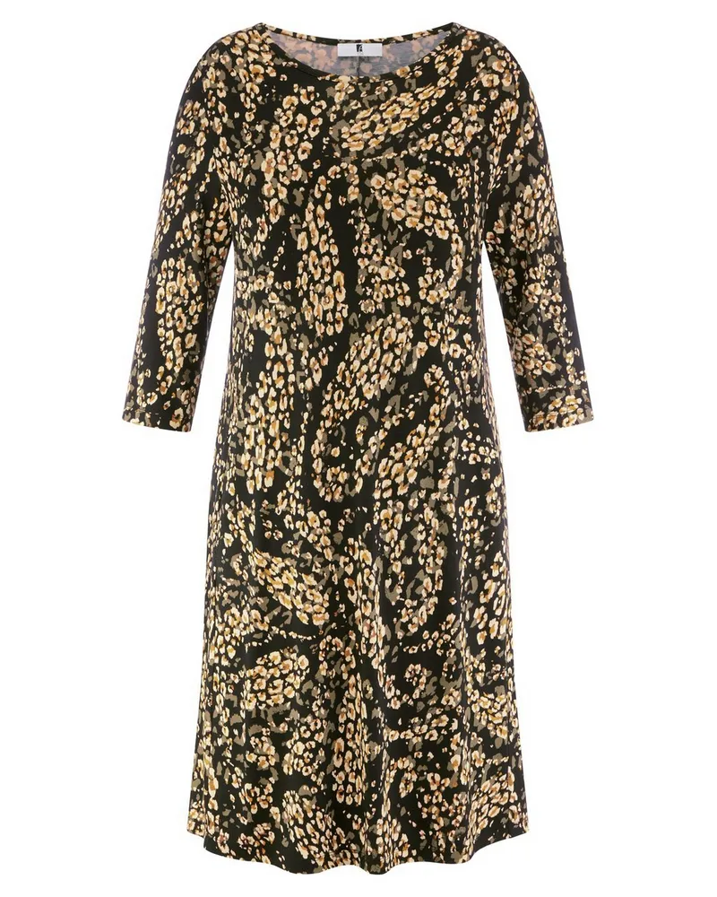 Anna Aura Jersey-Kleid Rundhals-­Ausschnitt  schwarz Schwarz