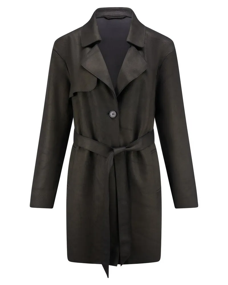 Emilia Lay Trenchcoat  schwarz Schwarz