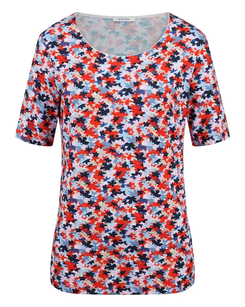 Peter Hahn Rundhals-Shirt  rot Rot