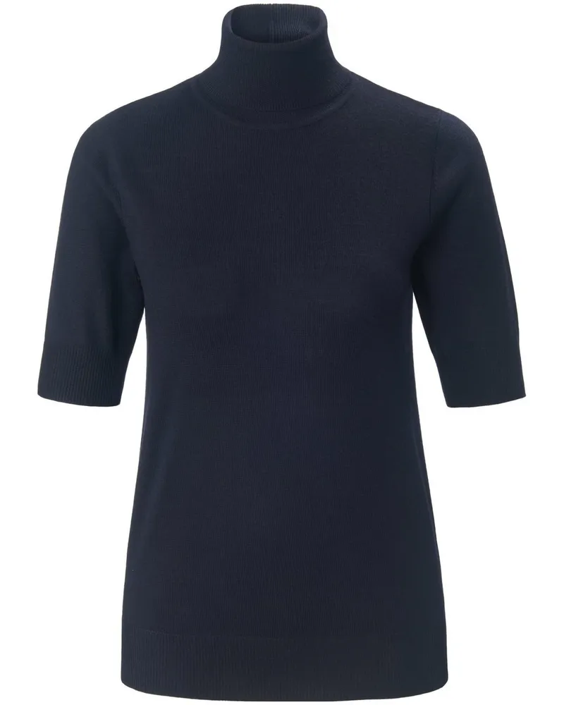Peter Hahn Rollkragen-Pullover  blau Blau