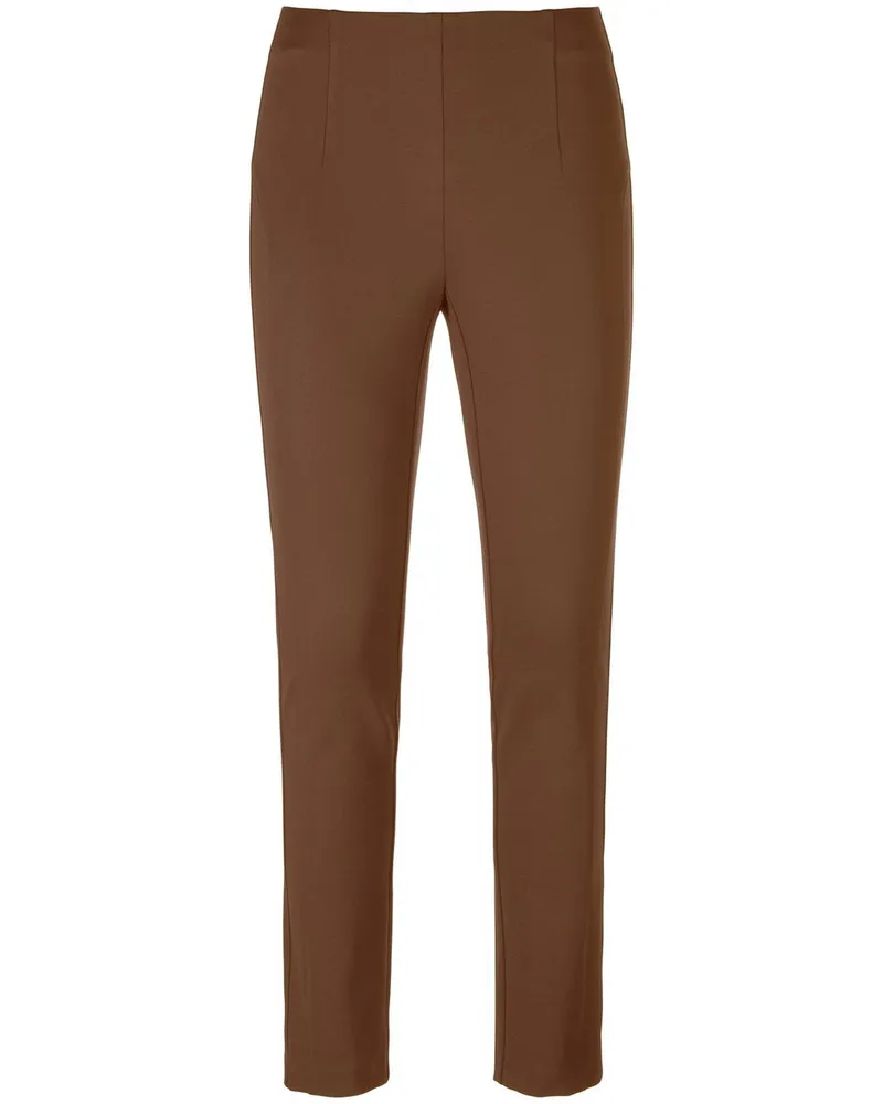 Peter Hahn Knöchellange Jersey-Hose Passform Sylvia  braun Braun
