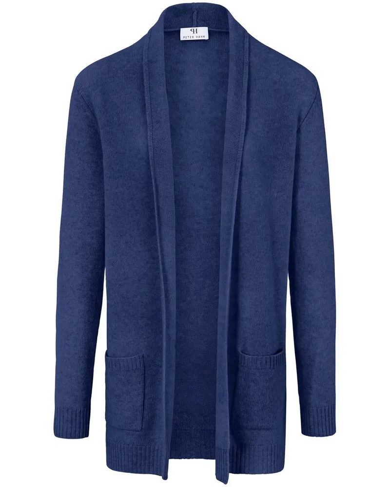 Peter Hahn Cardigan aus 100% Schurwolle  blau Blau