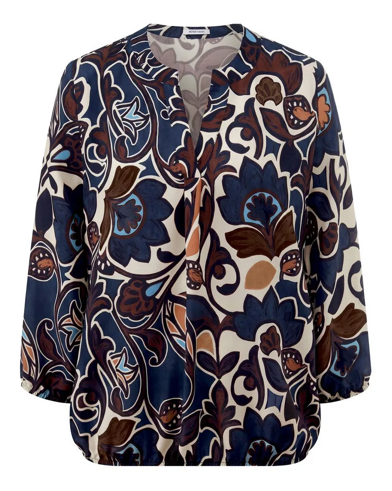 Peter Hahn Bluse  blau Blau