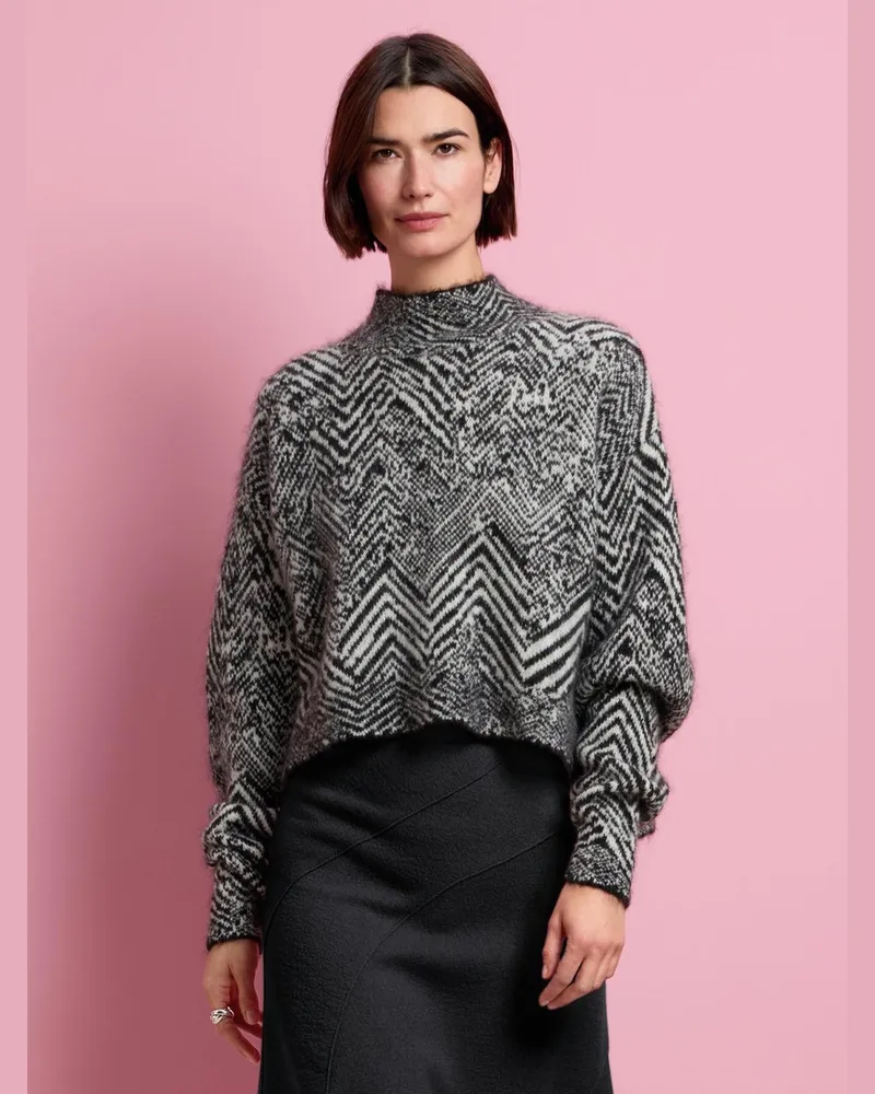 HUGO BOSS Pullover Faclina  schwarz Schwarz