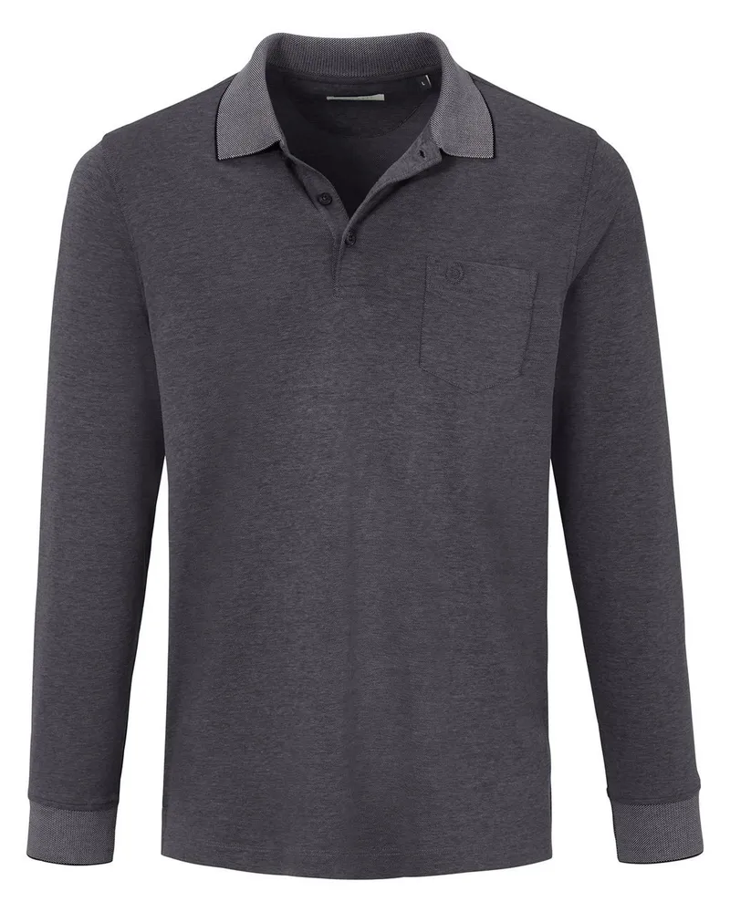 Bugatti Polo-Shirt 1/1-Arm  grau Grau