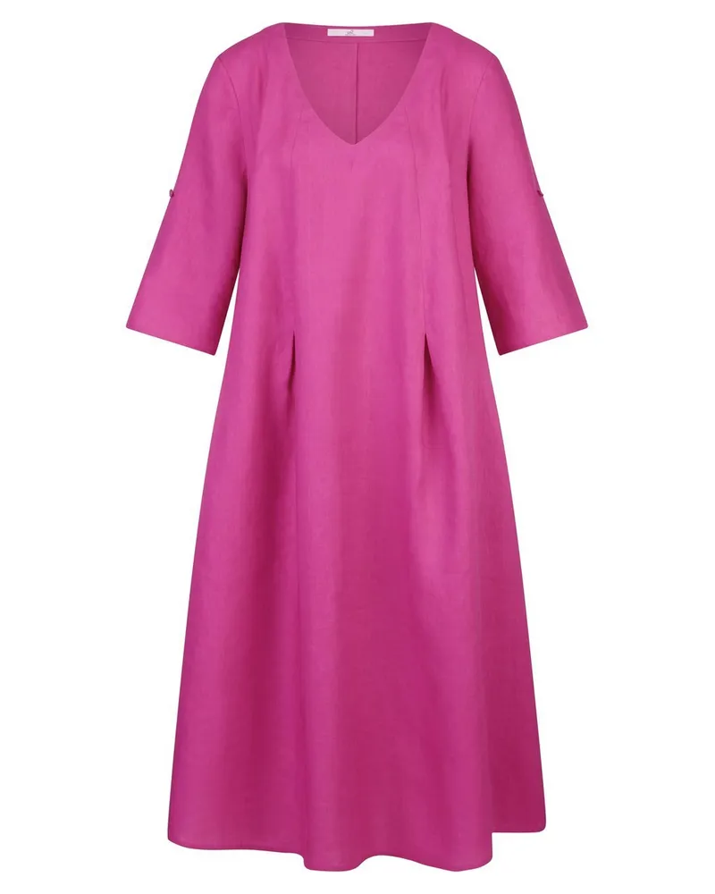 Emilia Lay Kleid V-Ausschnitt  pink Pink
