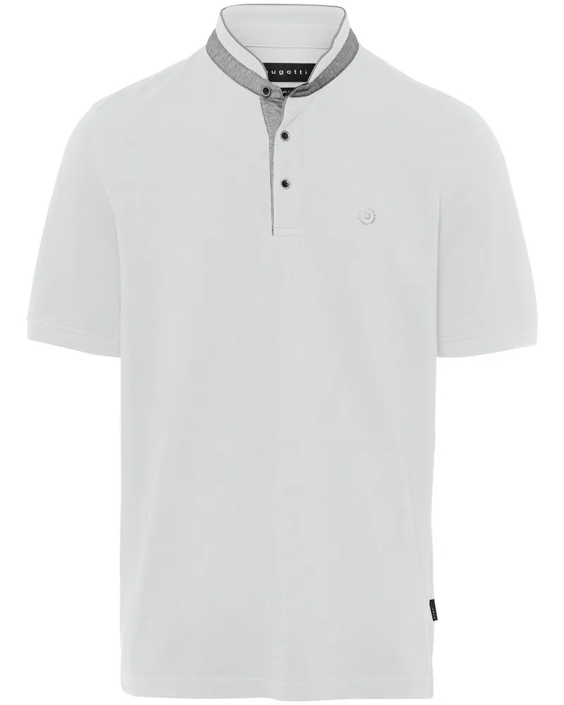 Bugatti Henley-Shirt  weiss Weiss