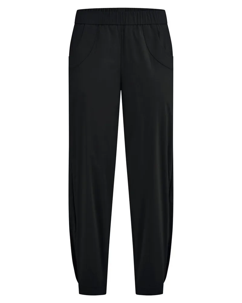 Peter Hahn Wide Fit-7/8-Jersey-Hose  schwarz Schwarz