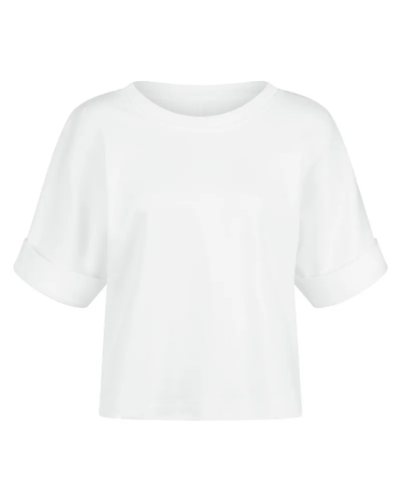 Efixelle Rundhals-Shirt  weiss Weiss