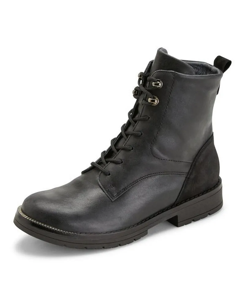 Waldläufer Schnür-Stiefelette Ravina  schwarz Schwarz