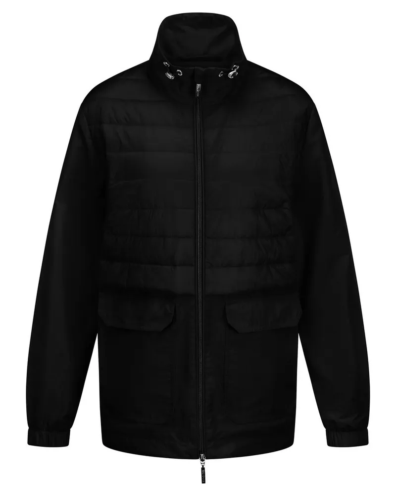 FADENMEISTER BERLIN Pullover U-Boot-Ausschnitt  schwarz Schwarz