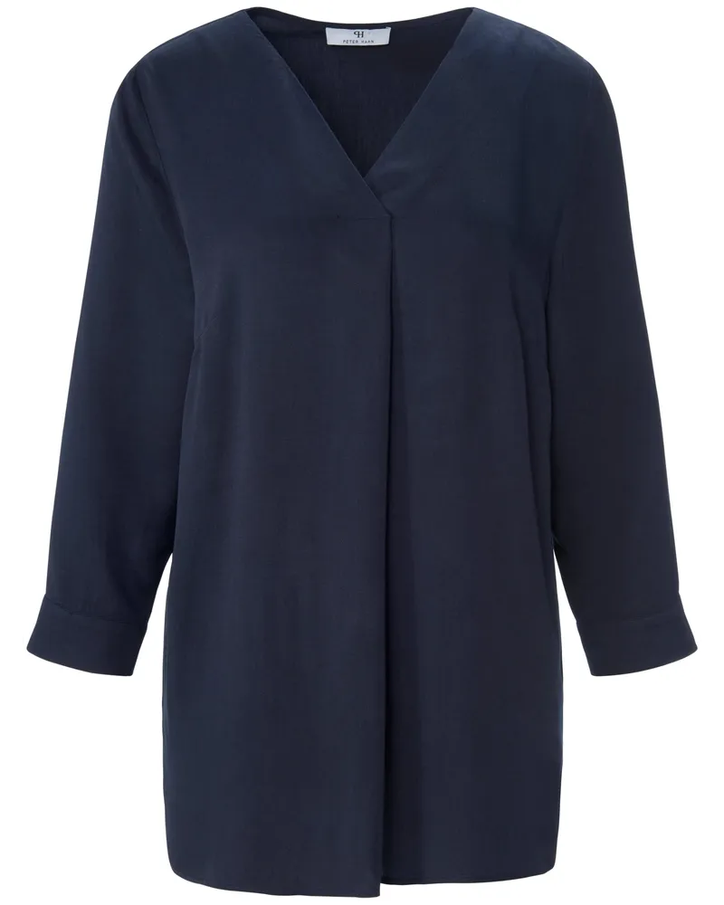 Peter Hahn Bluse 3/4-Arm  blau Blau