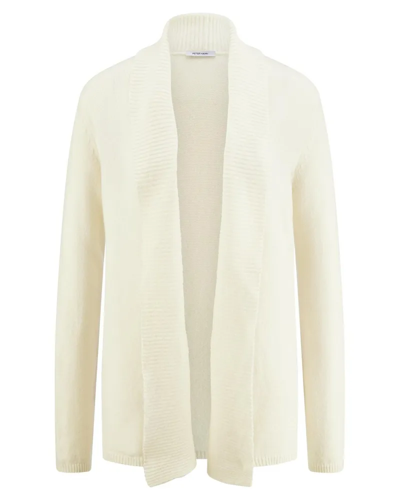 Peter Hahn Strickjacke  weiss Weiss