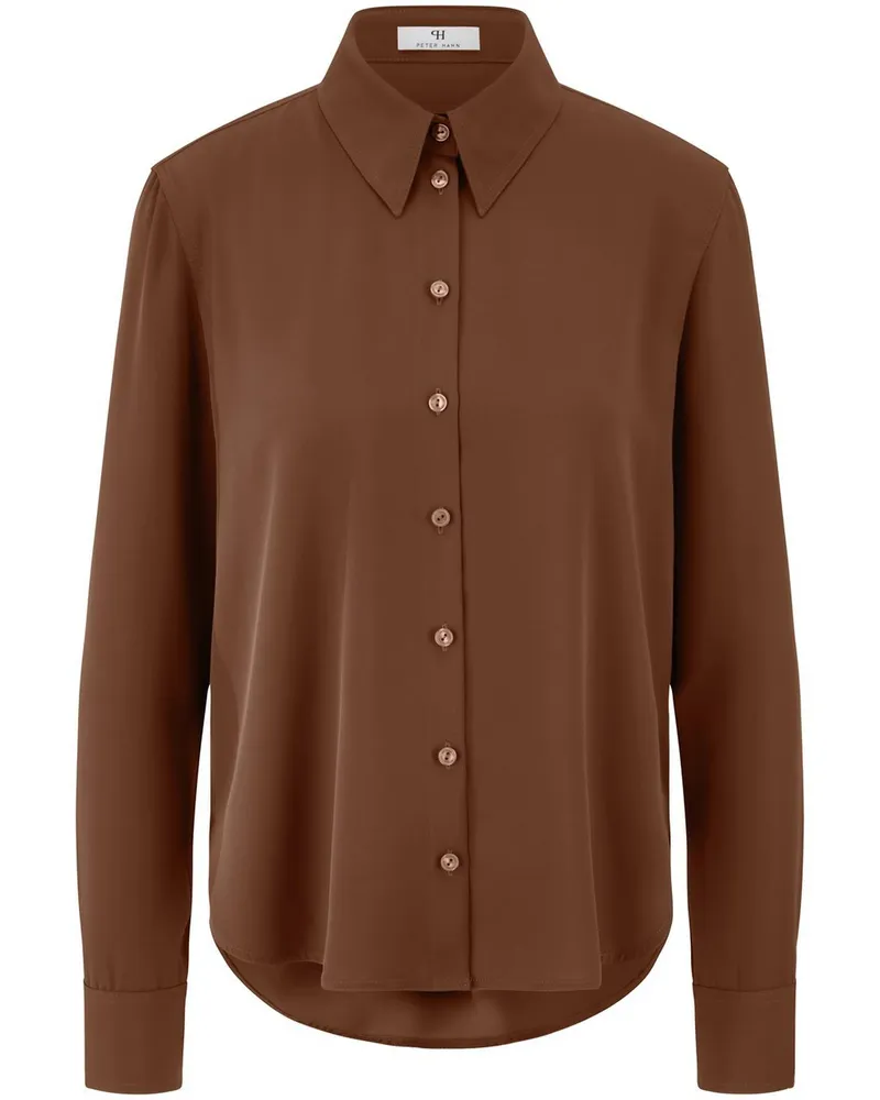 Peter Hahn Bluse  braun Braun