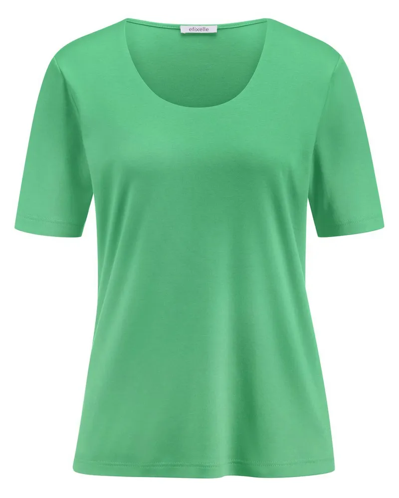 Efixelle Rundhals-Shirt  grün Grün