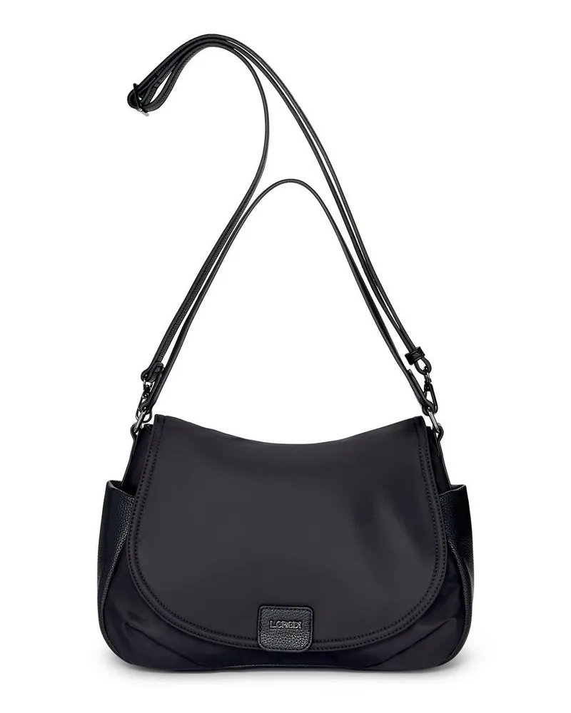 L.CREDI Handtasche Sadma L.Credi schwarz Schwarz