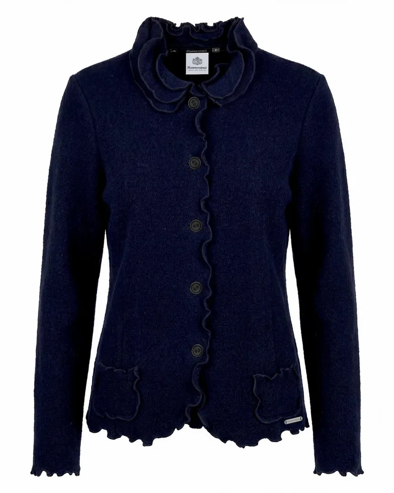 Hammerschmid Strickjacke  blau Blau