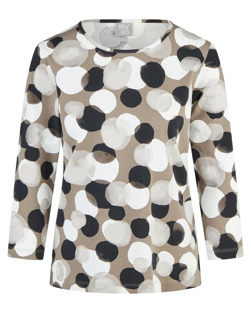 Rabe Rundhals-Shirt  beige Beige