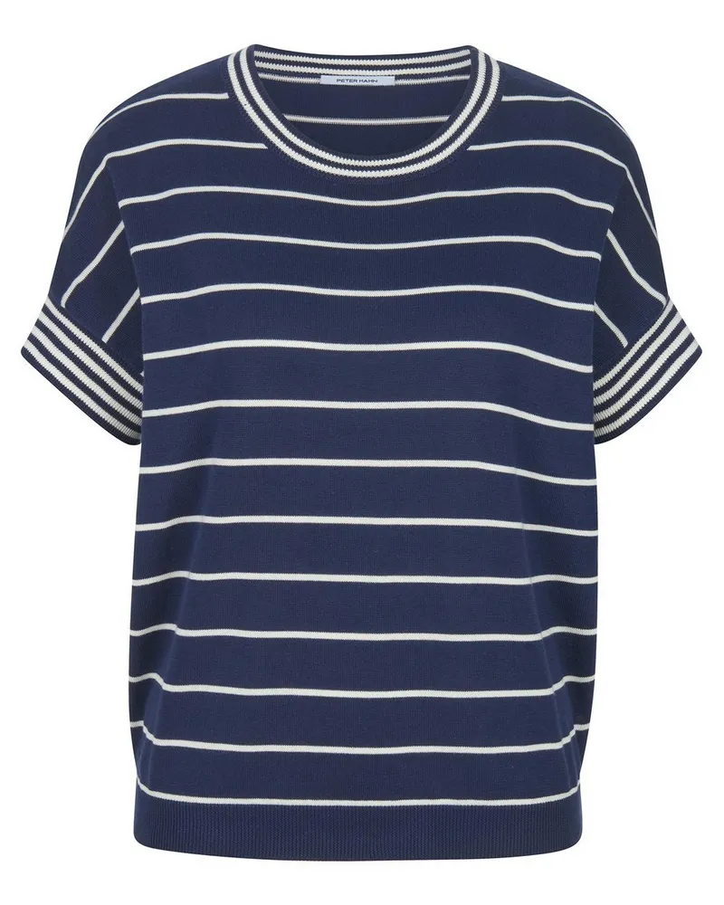 Peter Hahn Rundhals-Pullover aus 100% SUPIMA®-Baumwolle  mehrfarbig Mehrfarbig