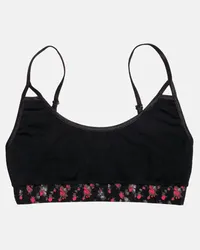 Vatter Bustier "Peppy Paula" Small Flowers Schwarz