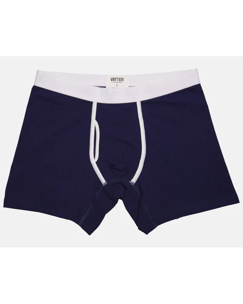 Vatter Boxer Brief "Classy Claus" Navy