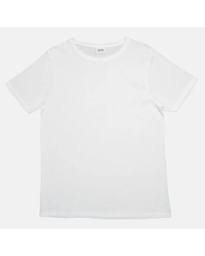 Vatter T-Shirt "Basic Bob" White Weiss