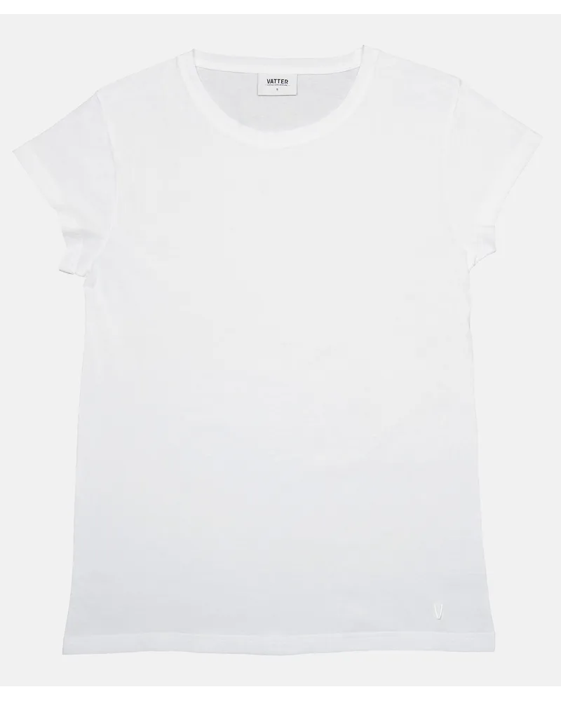 Vatter T-Shirt "Daily Daisy" White Weiss