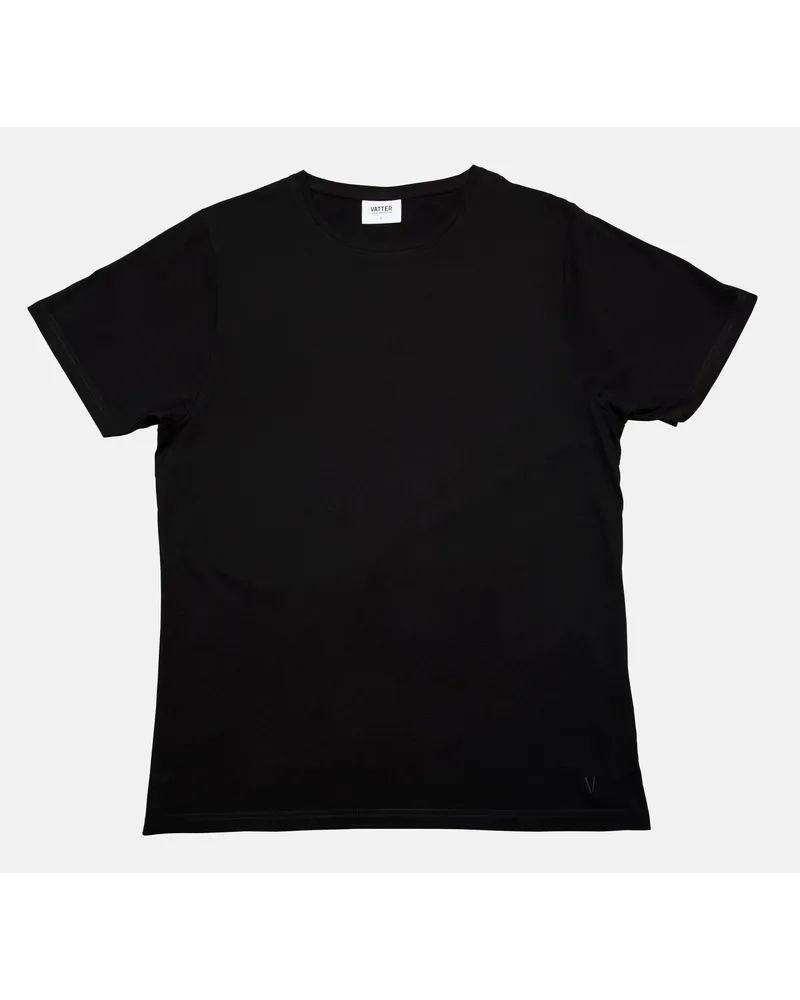 Vatter T-Shirt "Basic Bob" Black Schwarz