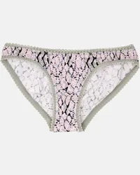 Vatter Bikini Slip "Steady Suzie" Snake Rosa