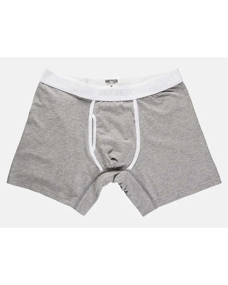 Vatter Boxer Brief "Classy Claus" Grey Mélange Grau